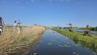 Větrné mlýny v Kinderdijk