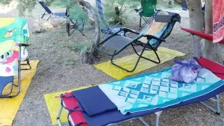 Ručníky na pláži v Chorvatsku