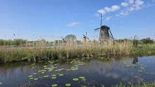 Větrné mlýny v Kinderdijk