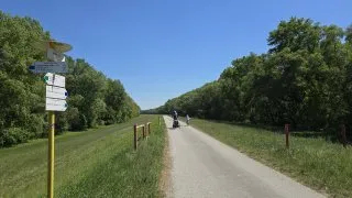 Žitný ostrov, Meder - Komárno na kole