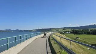 Czorsztýnské jezero inline brusle