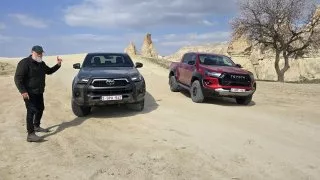 Kappadokie, Turecko, Toyota Hilux a Josef Vrtal