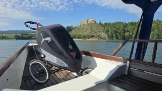 Czorsztýnské jezero inline brusle