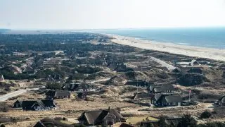 Subaru trip Dánsko, maják Blåvandshuk Fyr