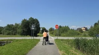 Nowy Targ-Trstená cyklostezka inline brusle