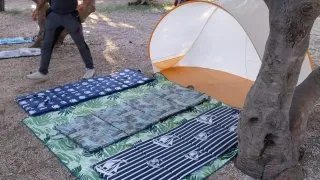 Ručníky na pláži v Chorvatsku