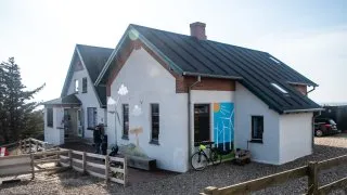 Subaru trip Dánsko, maják Blåvandshuk Fyr