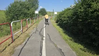 Nowy Targ-Trstená cyklostezka inline brusle