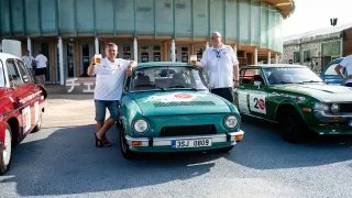 Pivo, prezident a radost. Škodovky, Tatra 603 i ostatní historická auta úspěšně dorazila do Ósaky