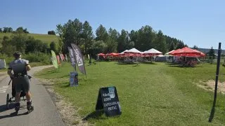 Czorsztýnské jezero inline brusle