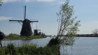 Větrné mlýny v Kinderdijk