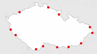 Kvíz: Slepá mapa a nejznámější české hraniční přechody. Každý by měl vědět, kudy opouští republiku