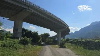 EuroVelo 7, Adige, inline