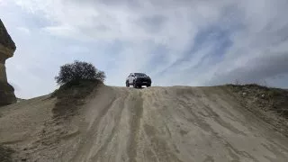 Kappadokie, Turecko, Toyota Hilux