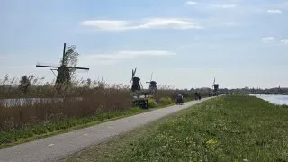 Větrné mlýny v Kinderdijk