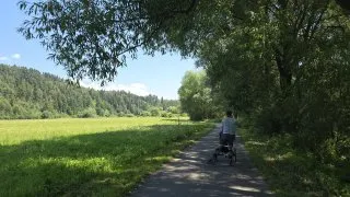 Nowy Targ–Czorsztynzské jezero cyklostezka brusle