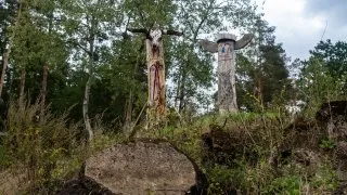 Orlická přehrada bez vody