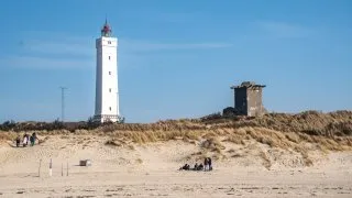 Subaru trip Dánsko, maják Blåvandshuk Fyr