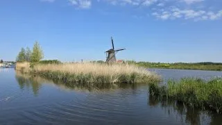 Větrné mlýny v Kinderdijk