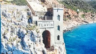 Dacia Bigster, trip Itálie, Porto Flavia