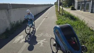 Žitný ostrov, Meder - Komárno na kole
