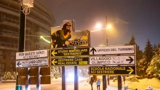Trip hory v Itálii 2025, Sestriere, Vánoce
