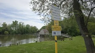 Žitný ostrov, vodní mlýny na kole