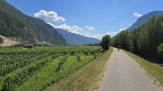 EuroVelo 7, Adige, inline