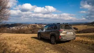 Subaru trip, Baťa, cesta