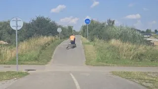 Nowy Targ-Trstená cyklostezka inline brusle