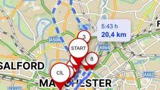 Manchester pěšky