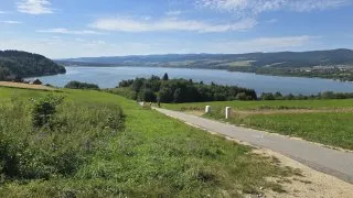Czorsztýnské jezero inline brusle