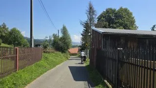 Nowy Targ–Czorsztynzské jezero cyklostezka brusle