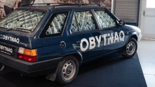 Škoda Obytnaq z devadesátek opravdu existuje. Aktuálně je k vidění v Letňanech