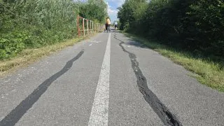 Nowy Targ-Trstená cyklostezka inline brusle