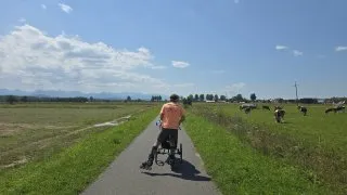 Nowy Targ-Trstená cyklostezka inline brusle
