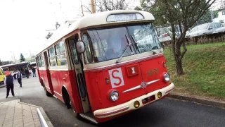 Jak se v Československu cestovalo hodně velkým elektromobilem Škoda. Připomínka trolejbusu 9Tr