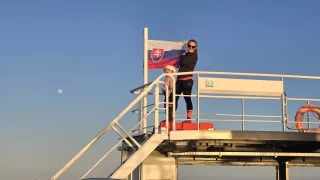 Pojali jsme bruslení z Bratislavy do Gabčíkova jako dvoudenní okružní výlet. Příště už to neuděláme