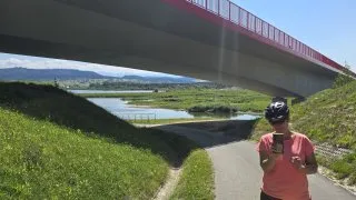 Czorsztýnské jezero inline brusle