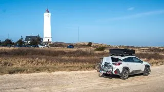 Subaru trip Dánsko, maják Blåvandshuk Fyr