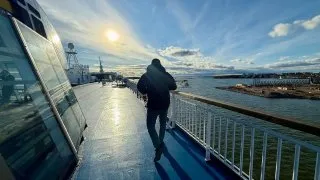 Fotr ve Finsku, trajekt