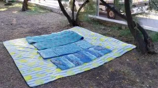 Ručníky na pláži v Chorvatsku