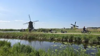 Větrné mlýny v Kinderdijk