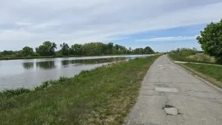 Žitný ostrov, vodní mlýny na kole
