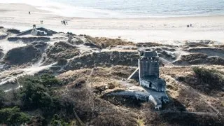 Subaru trip Dánsko, maják Blåvandshuk Fyr